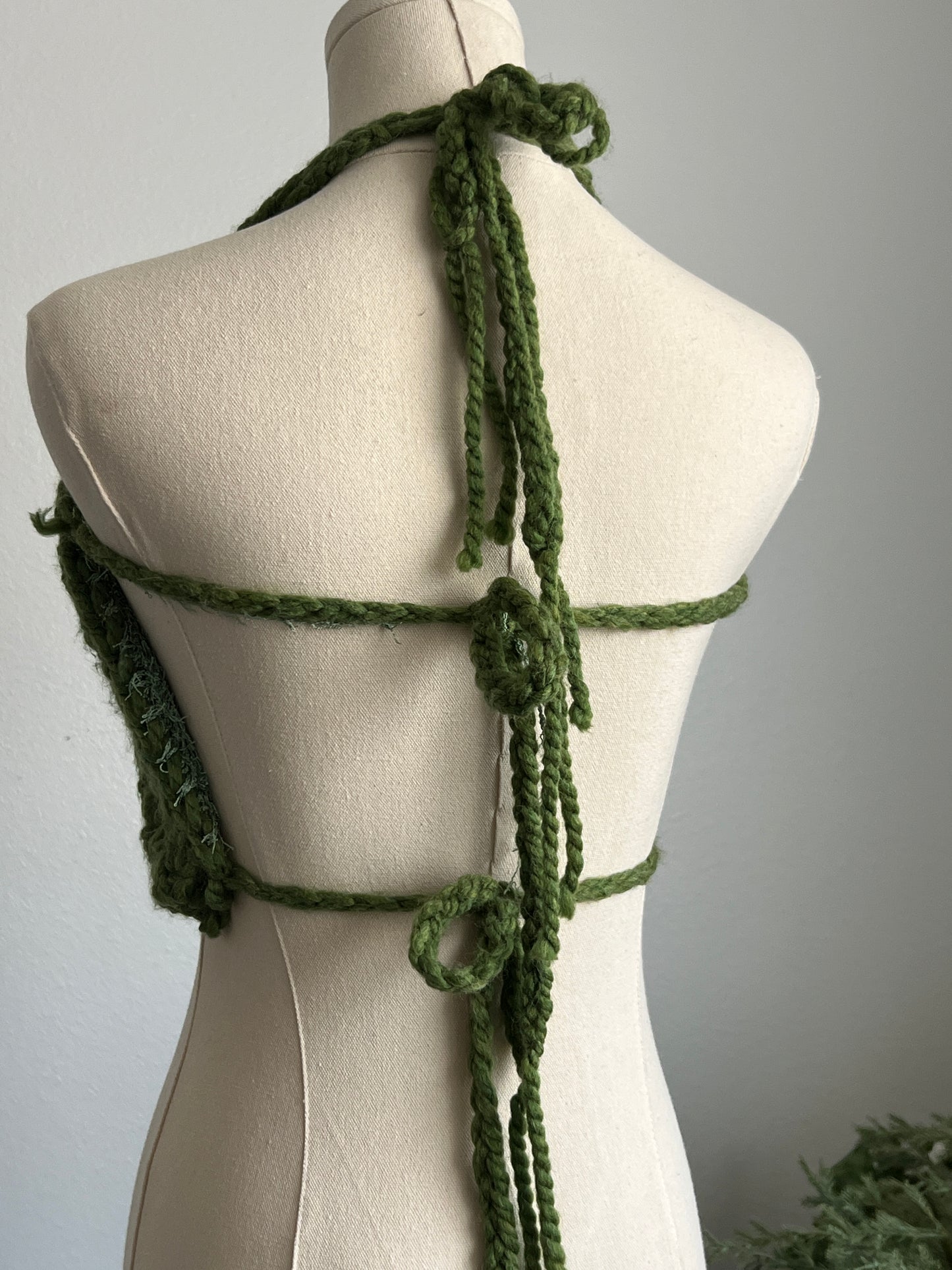 Organic green bandeau