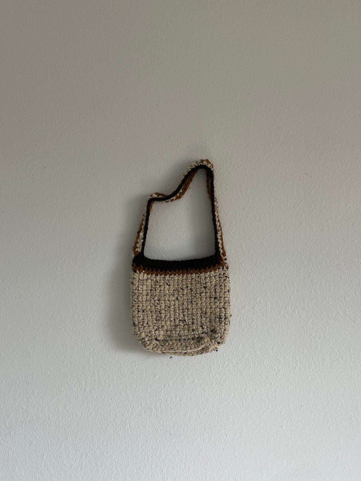 Dirty beige shoulder bag